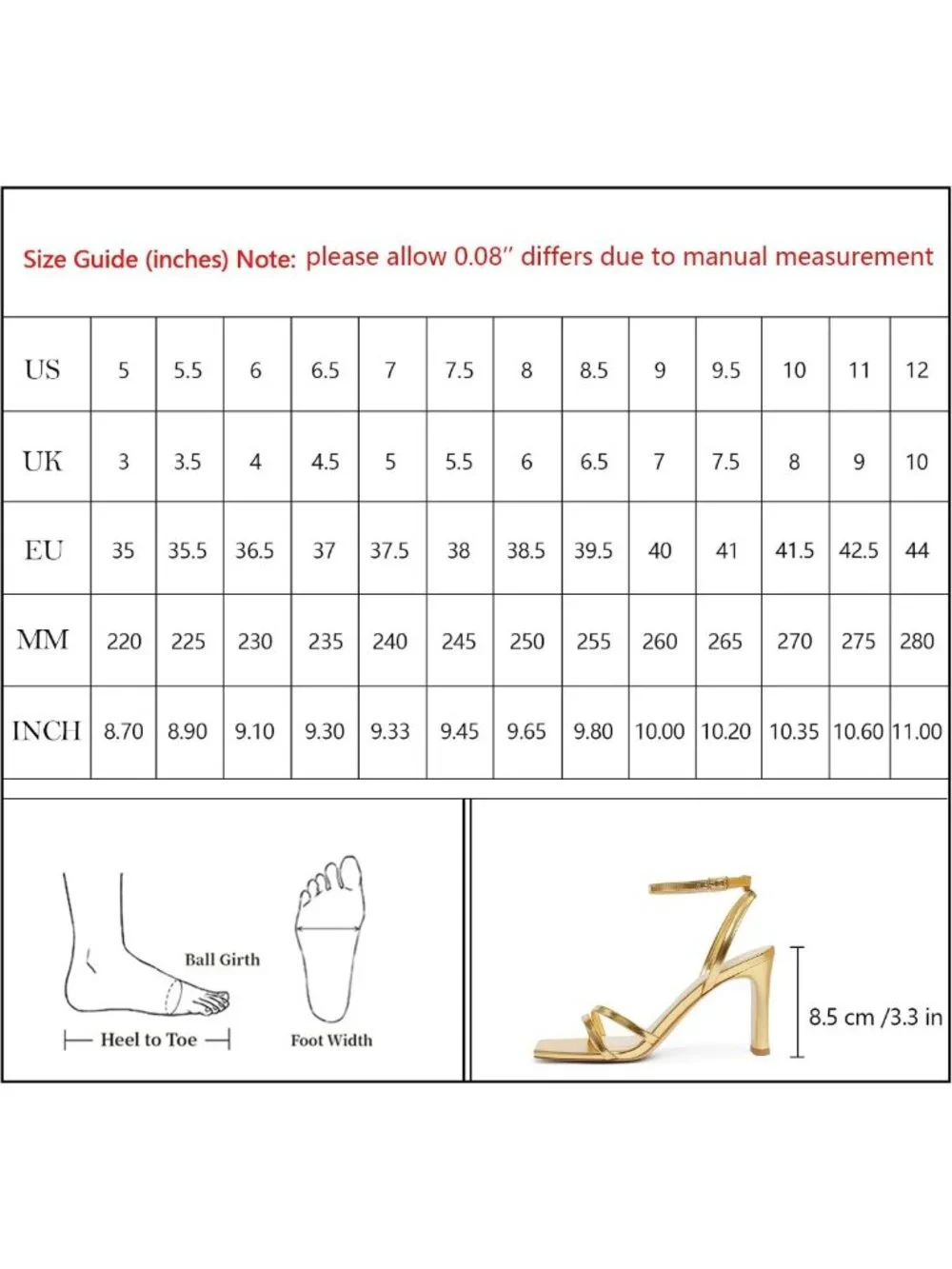 Chic Women's Chunky High Heel Sandals - Open Toe, Strappy Ankle Design